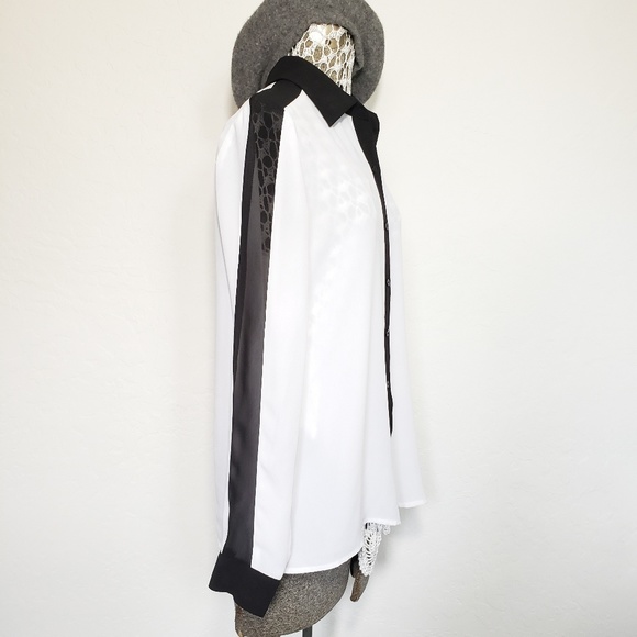 Decree Colorblock Long Sleeve Button Down Shirt - Picture 3 of 6